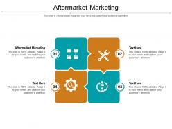 Aftermarket marketing ppt powerpoint presentation professional brochure cpb