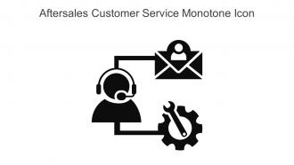 Aftersales Customer Service Monotone Icon In Powerpoint Pptx Png And Editable Eps Format