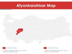 Afyonkarahisar map powerpoint presentation ppt template