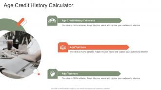 Age Credit History Calculator In Powerpoint And Google Slides Cpb