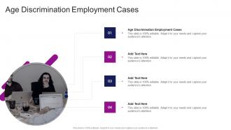 Age Discrimination Employment Cases In Powerpoint And Google Slides Cpb