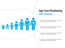 Age icon displaying life process
