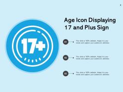 Age Icon Life Process Pointing Arrow Displaying Marketing Strategy