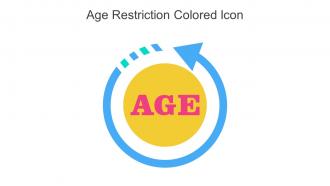 Age Restriction Colored Icon In Powerpoint Pptx Png And Editable Eps Format