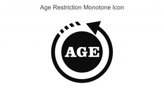 Age Restriction Monotone Icon In Powerpoint Pptx Png And Editable Eps Format