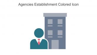 Agencies Establishment Colored Icon In Powerpoint Pptx Png And Editable Eps Format