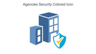 Agencies Security Colored Icon In Powerpoint Pptx Png And Editable Eps Format