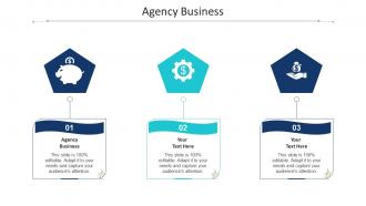 Agency Business Ppt Powerpoint Presentation Styles File Formats Cpb