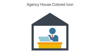 Agency House Colored Icon In Powerpoint Pptx Png And Editable Eps Format