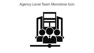 Agency Level Team Monotone Icon In Powerpoint Pptx Png And Editable Eps Format