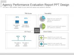 Agency Performance Evaluation Report Ppt Design
