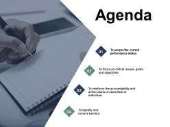 Agenda accountability barriers c325 ppt powerpoint presentation outline files