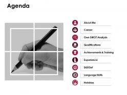 Agenda Achievements And Training D216 Ppt Powerpoint Presentation Infographic Template Icon
