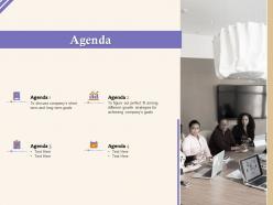 Agenda achieving m1048 ppt powerpoint presentation ideas layouts