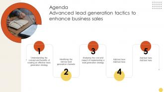 Agenda Advanced Lead Generation Tactics To Enhance Business Sales Strategy SS V