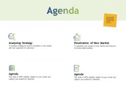 Agenda analysing strategy k170 ppt powerpoint presentation templates
