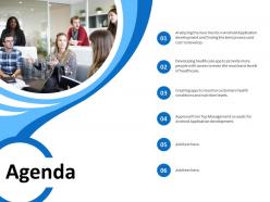Agenda android application development ppt powerpoint presentation visuals