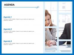 Agenda attention m385 ppt powerpoint presentation model graphics example