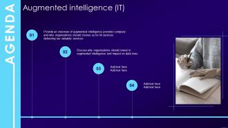 Agenda Augmented Intelligence IT Ppt Slides Templates
