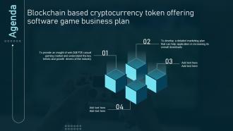 Agenda Blockchain Based Cryptocurrency Token Offering Software Game Business Plan