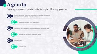 Agenda Boosting Employee Productivity Through HR Hiring Process