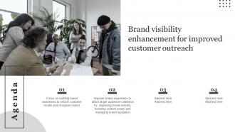 Agenda Brand Visibility Enhancement For Improved Customer Outreach