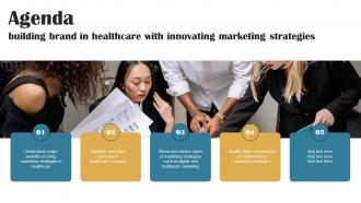 Agenda Building Brand In Healthcare With Innovating Strategy SS V