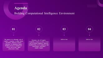 Agenda Building Computational Intelligence Environment
