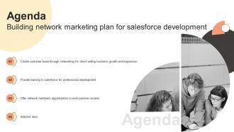 Agenda Building Network Marketing Plan For Salesforce Development MKT SS V