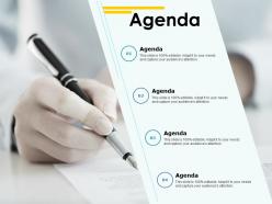 Agenda business a41 ppt powerpoint presentation file ideas