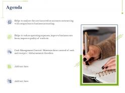 Agenda business accounting ppt powerpoint presentation background designs