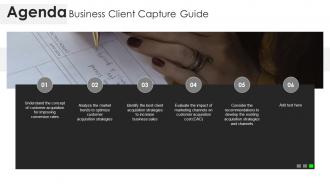 Agenda Business Client Capture Guide Business Client Capture Guide