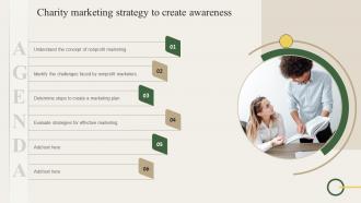 Agenda Charity Marketing Strategy Awareness MKT SS V