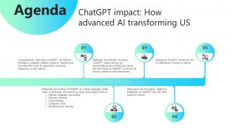 Agenda Chatgpt Impact How Advanced Ai Transforming Us ChatGPT SS V