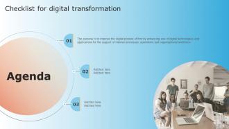 Agenda Checklist For Digital Transformation
