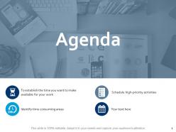Agenda checklist i121 ppt powerpoint presentation slides maker