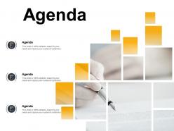 Agenda checklist knowledge f364 ppt powerpoint presentation pictures diagrams