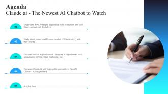 Agenda Claude AI The Newest AI Chatbot To Watch AI SS V
