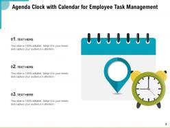 Agenda Clock Management Individual Schedule Business Representing Corporate