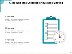 Agenda Clock Management Individual Schedule Business Representing Corporate