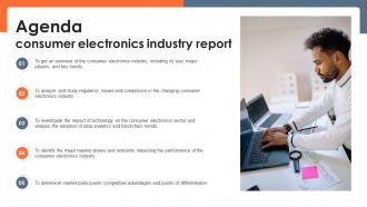 Agenda Consumer Electronics Industry Report Global Consumer Electronics Outlook IR SS