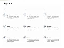 Agenda content mapping definite guide creating right content ppt mockup