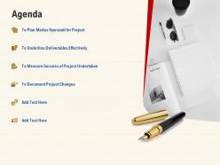 Agenda deliverables effectively ppt powerpoint presentation slide download