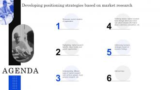 Agenda Developing Positioning Strategies Based On Market Research