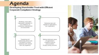 Agenda Developing Shareholder Trust With Efficient Corporate Compliance Strategy SS V