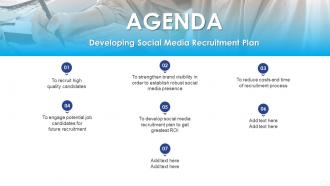Agenda Developing Social Media Recruitment Plan