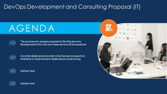 Agenda DevOps Development And Consulting Proposal IT