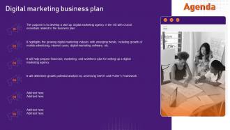 Agenda Digital Marketing Business Plan BP SS