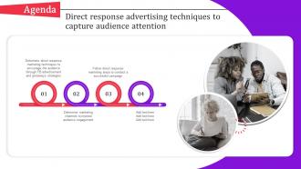 Agenda Direct Response Advertising Techniques To Capture Audience Attention MKT SS V