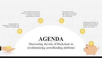 Agenda Discovering The Role Of Blockchain In Revolutionizing Crowdfunding Platforms BCT SS